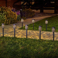 Set Of 8 Pretty Biba Stake Lights Solar Powered Stake Light Outdoor Lighting