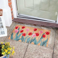 Tulips Doormat Indoor Or Outdoor Mat 75 x 45cm Pretty Spring Front Or Back Door Mat