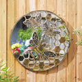 BeeFlection Home Or Garden Mirror Wall Art Bee Design Home Or Garden Decor 50cm