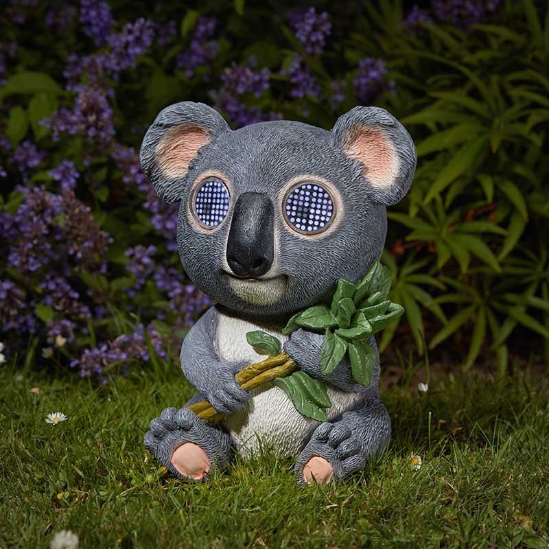Cute Blinkin' Koala Light Solar Powered Fun Garden Decorative Outdoor Lighting