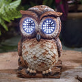 Cute Blinkin Owl Light Solar Powered Fun Garden Decorative Outdoor Lighting 18cm