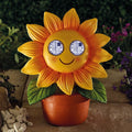 Blinkin' Sunflower Light Solar Powered Fun Winking Garden Decorative Lighting