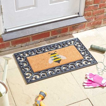 Buzz Buzz Insert Doormat 53 x 23cm Decoir Indoor Or Outdoor Mat