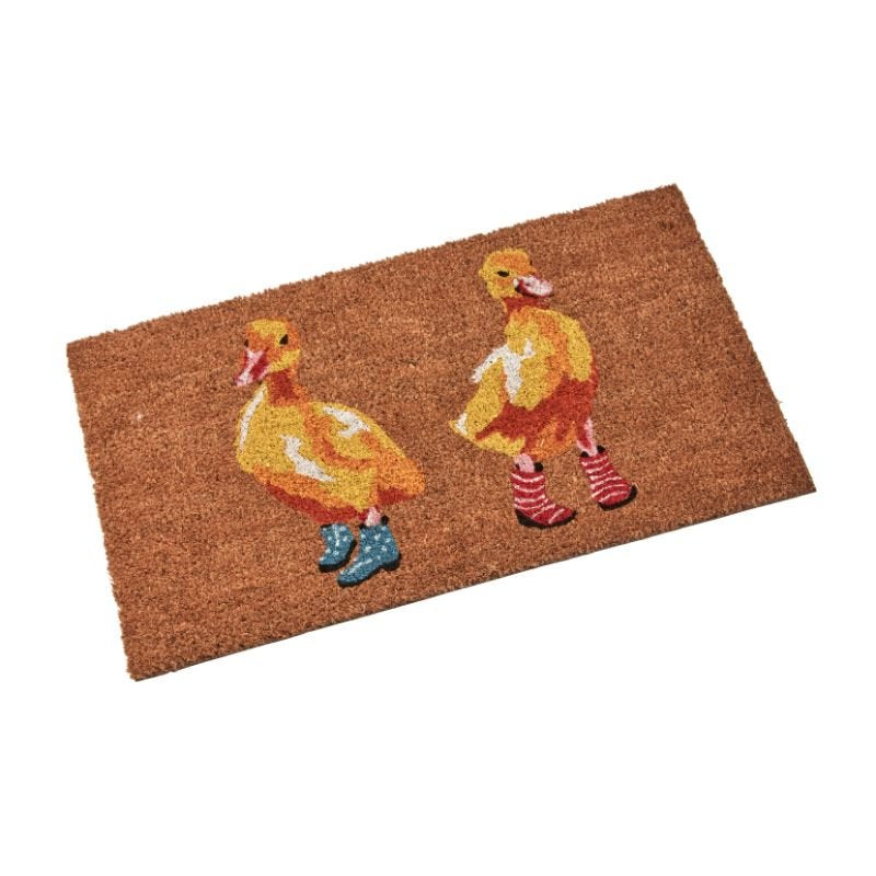 Ducks In Wellies Decoir Doormat 45 x 75cm Indoor Or Outdoor Mat
