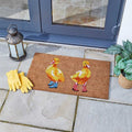 Ducks In Wellies Decoir Doormat 45 x 75cm Indoor Or Outdoor Mat