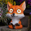 Fox Eyes Garden Solar Powered Fox With Light Up Eyes Garden Ornament Cute Decor