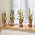 Lupinette Faux Bouquet Pretty Flower Home Decor Arrangements - Yellow