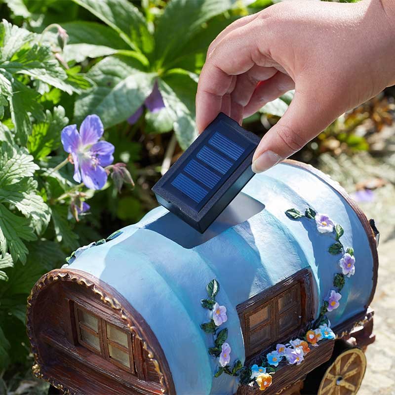 Solar Panel Replacement Light Box For Solar Fairy Houses And Silhouette Animals