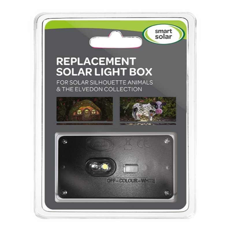 Solar Panel Replacement Light Box For Solar Fairy Houses And Silhouette Animals