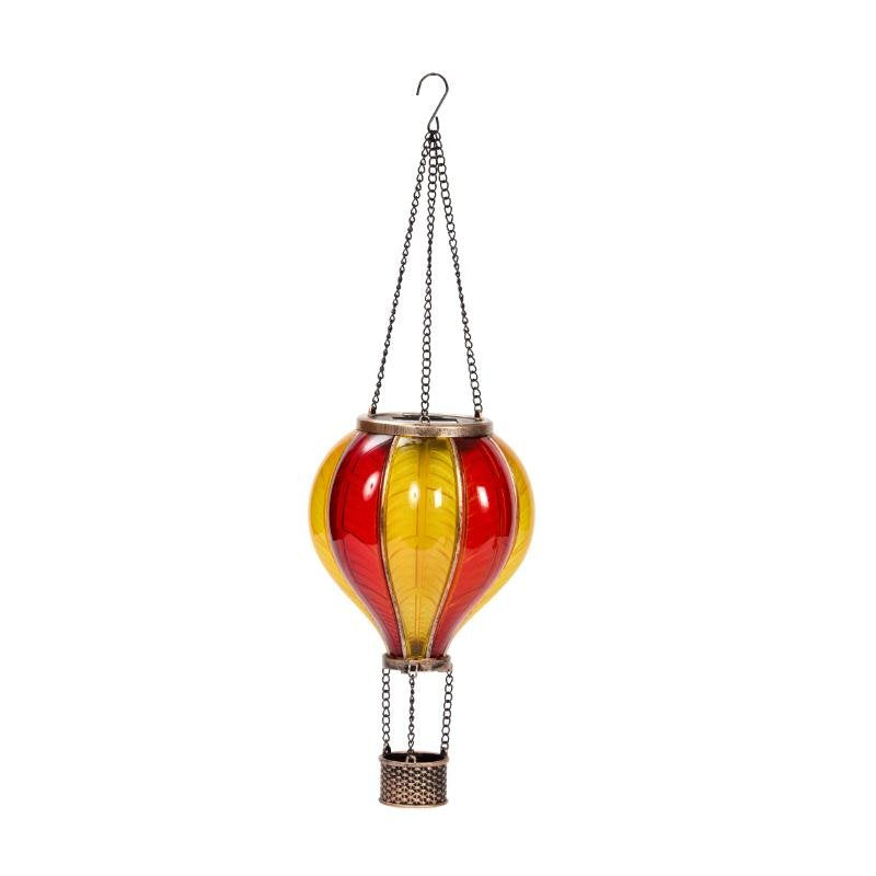 Hanging Sunset Flaming Effect Balloon Fiesta Solar Powered Garden Light