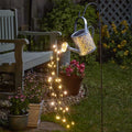 Firefly Watering Can Stake Light Garden Stunning Silhouette Light Solar Powered
