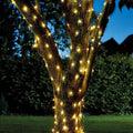 50 LED Warm White Solar Powered Firefly String Garden Lights Fairy Lights
