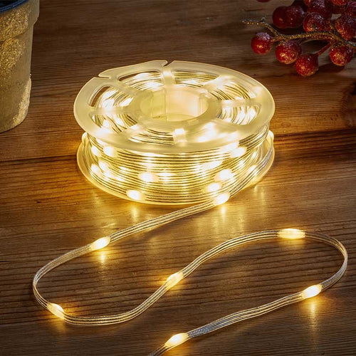 1000 LED Two Tone String Lights Switch Between Warm White/Multicoloured Indoor & Outdoor